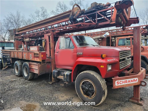 1985 Built Schramm T450H Drilling Rig for Sale